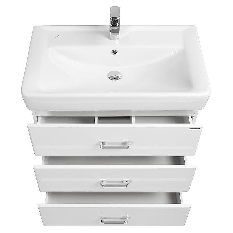 Тумба под раковину Aquaton Америна 56 М 1A168901AM010 Белая, купить, цена, заказать, магазин, доставка, скидка, промокод, купить, цена, заказать, магазин, доставка, скидка, промокод