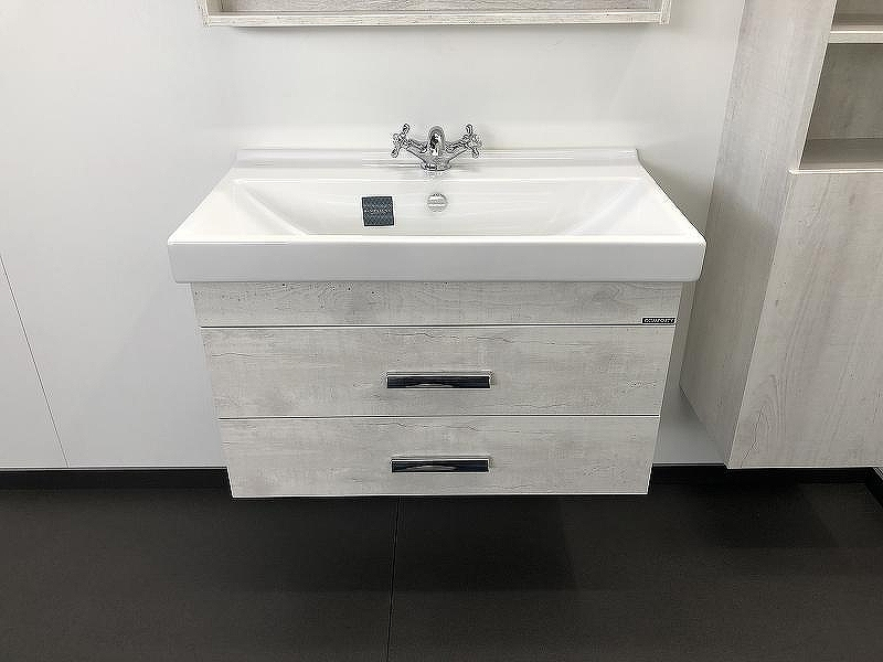 Тумба с раковиной Comforty Никосия 80 00004138839 подвесная Дуб белый, купить, цена, заказать, магазин, доставка, скидка, промокод, купить, цена, заказать, магазин, доставка, скидка, промокод