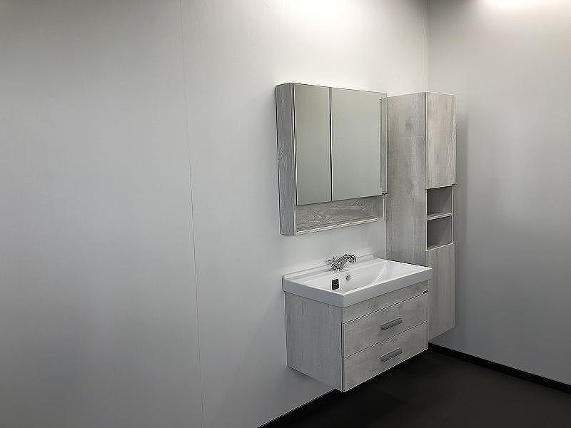 Тумба с раковиной Comforty Никосия 80 00004138839 подвесная Дуб белый, купить, цена, заказать, магазин, доставка, скидка, промокод, купить, цена, заказать, магазин, доставка, скидка, промокод