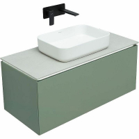 Тумба под раковину Allen Brau Infinity 100 1.21004.CGM подвесная Олива матовая, купить, цена, заказать, магазин, доставка, скидка, промокод, купить, цена, заказать, магазин, доставка, скидка, промокод