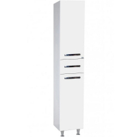 Шкаф пенал Bellezza Рокко 35 4623704090014 Белый, купить, цена, заказать, магазин, доставка, скидка, промокод, купить, цена, заказать, магазин, доставка, скидка, промокод