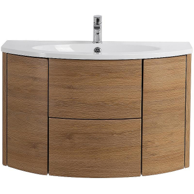 Тумба под раковину Cezares Eden 90 55073 подвесная Rovere Tabacco