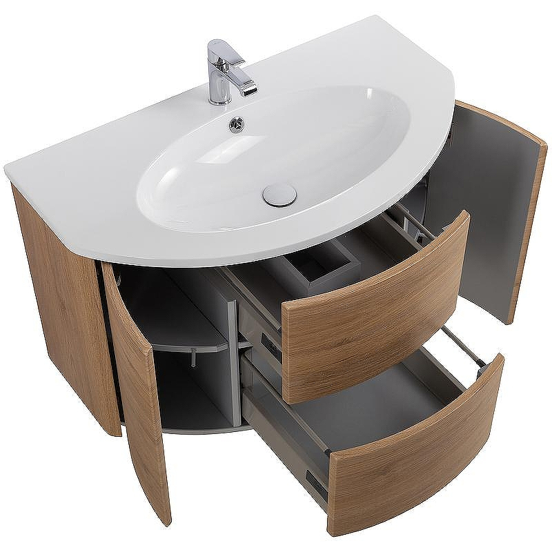 Тумба под раковину Cezares Eden 90 55073 подвесная Rovere Tabacco, купить, цена, заказать, магазин, доставка, скидка, промокод, купить, цена, заказать, магазин, доставка, скидка, промокод