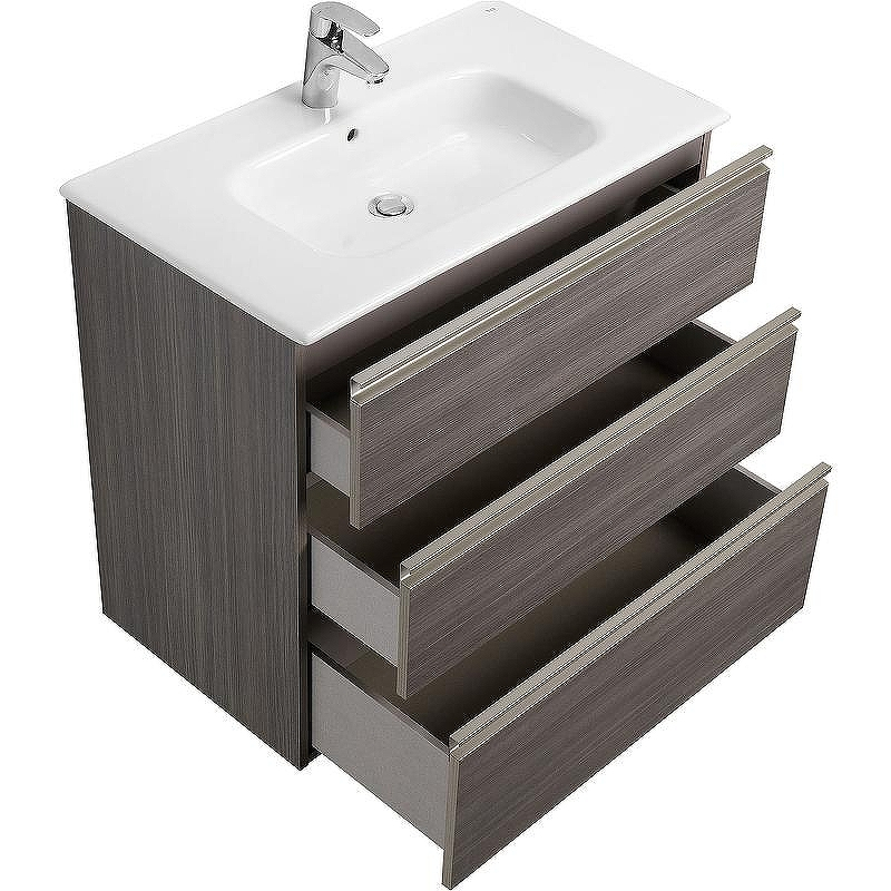 Тумба под раковину Roca The Gap 80 A857406402 подвесная Городской дуб, купить, цена, заказать, магазин, доставка, скидка, промокод, купить, цена, заказать, магазин, доставка, скидка, промокод