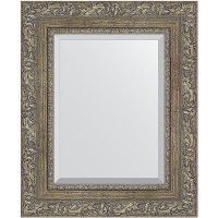 Зеркало Evoform Exclusive 55х45 BY 3359 с фацетом в багетной раме - Виньетка античная латунь 85, купить, цена, заказать, магазин, доставка, скидка, промокод, купить, цена, заказать, магазин, доставка, скидка, промокод