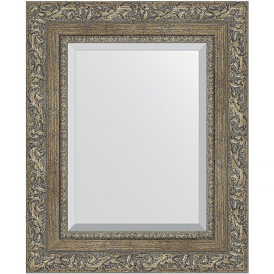 Зеркало Evoform Exclusive 55х45 BY 3359 с фацетом в багетной раме - Виньетка античная латунь 85