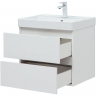 Тумба под раковину Aquanet Вега 60 308318 подвесная Белый глянец, купить, цена, заказать, магазин, доставка, скидка, промокод, купить, цена, заказать, магазин, доставка, скидка, промокод