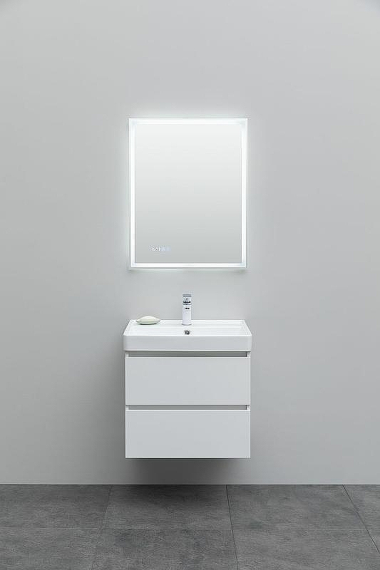 Тумба под раковину Aquanet Вега 60 308318 подвесная Белый глянец, купить, цена, заказать, магазин, доставка, скидка, промокод, купить, цена, заказать, магазин, доставка, скидка, промокод