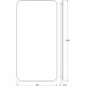 Зеркало Defesto Opti 60x120 DF 2808 с подсветкой 34W-4500К/Без выключателя/Нейтральный белый свет, купить, цена, заказать, магазин, доставка, скидка, промокод, купить, цена, заказать, магазин, доставка, скидка, промокод