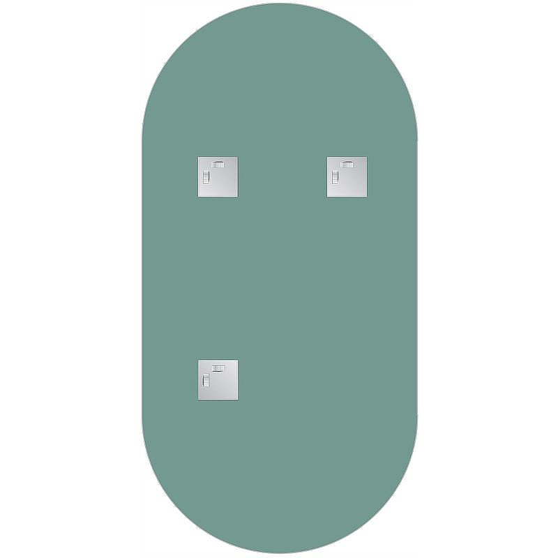 Зеркало Evoform Primary 100х50 BY 0122 со шлифованной кромкой, купить, цена, заказать, магазин, доставка, скидка, промокод, купить, цена, заказать, магазин, доставка, скидка, промокод