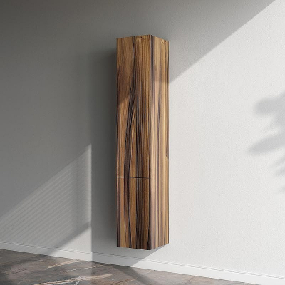 Шкаф пенал AM.PM Gem 30 L M90CHL0306HF подвесной Орех