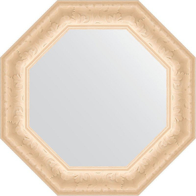 Зеркало Evoform Octagon 55х55 BY 3769 в багетной раме - Старый гипс 82