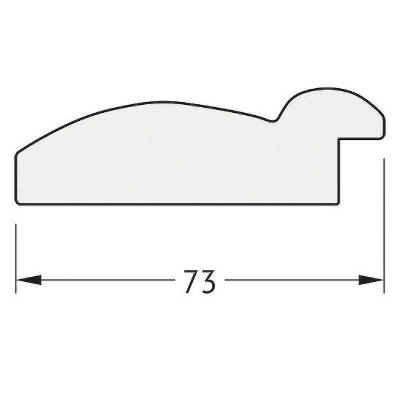 Зеркало Evoform Octagon 58х58 BY 7322 в багетной раме - Серебряный бамбук 73