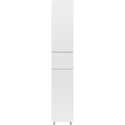 Шкаф пенал Misty Чегет 35 L П-Чег-05035-01-1ЯЛ Белый глянцевый