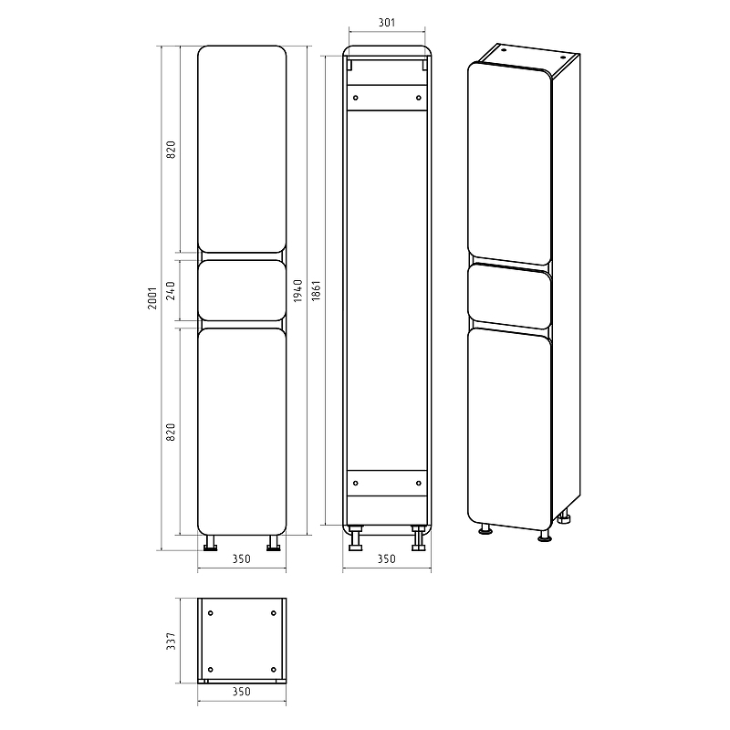 Шкаф пенал Misty Чегет 35 L П-Чег-05035-01-1ЯЛ Белый глянцевый, купить, цена, заказать, магазин, доставка, скидка, промокод, купить, цена, заказать, магазин, доставка, скидка, промокод