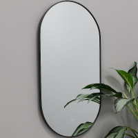 Зеркало Fixsen Led 50х90 FX-3090F с подсветкой Графит с сенсорным выключателем и диммером, купить, цена, заказать, магазин, доставка, скидка, промокод, купить, цена, заказать, магазин, доставка, скидка, промокод