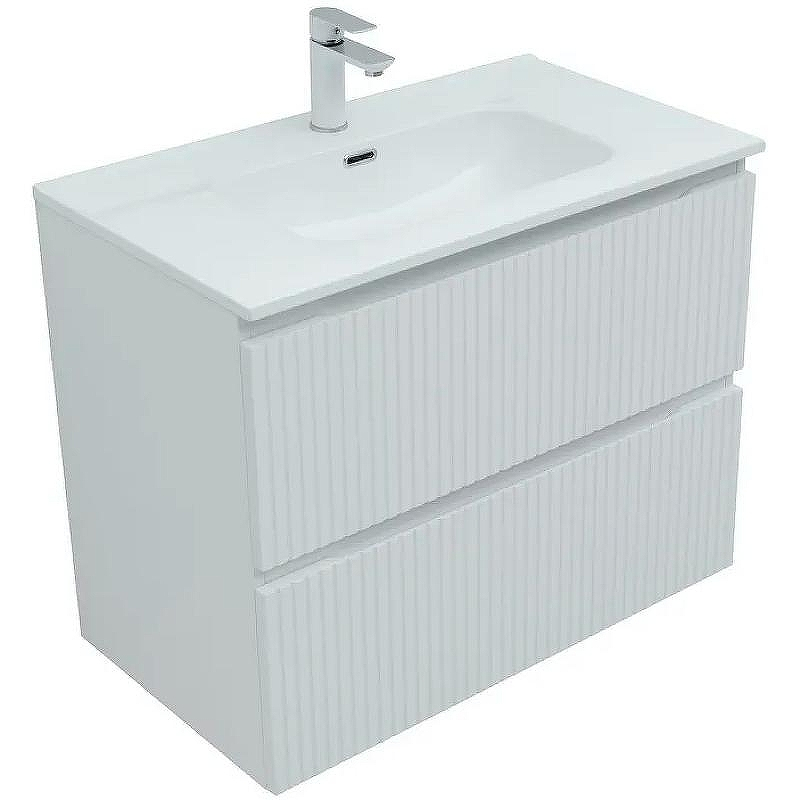 Тумба под раковину Aquanet Джейн 80 335424 подвесная Белая матовая, купить, цена, заказать, магазин, доставка, скидка, промокод, купить, цена, заказать, магазин, доставка, скидка, промокод