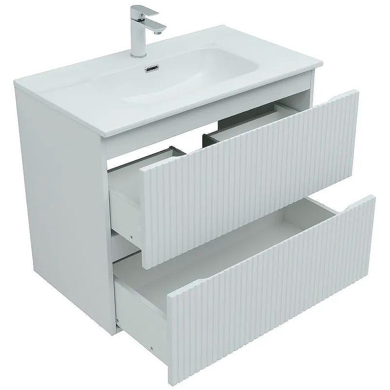 Тумба под раковину Aquanet Джейн 80 335424 подвесная Белая матовая, купить, цена, заказать, магазин, доставка, скидка, промокод, купить, цена, заказать, магазин, доставка, скидка, промокод