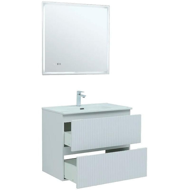 Тумба под раковину Aquanet Джейн 80 335424 подвесная Белая матовая, купить, цена, заказать, магазин, доставка, скидка, промокод, купить, цена, заказать, магазин, доставка, скидка, промокод