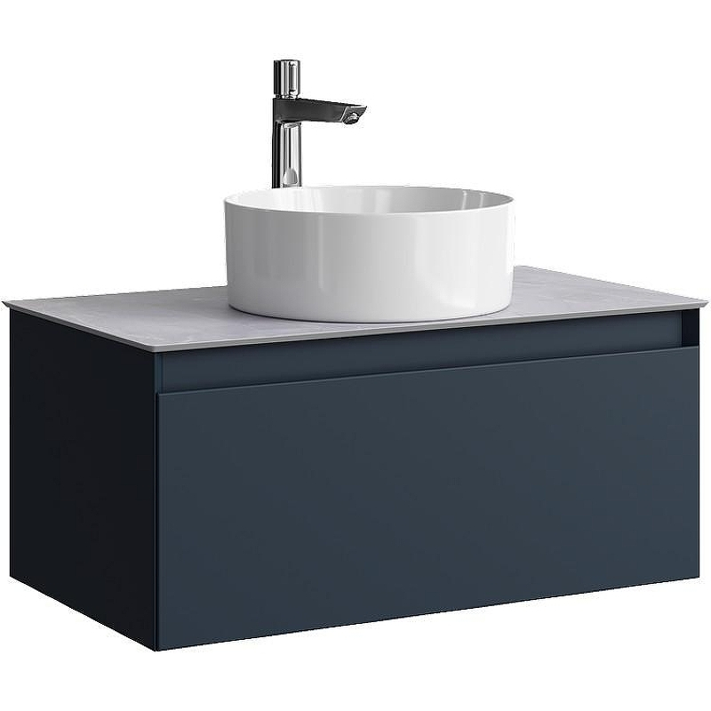 Тумба под раковину Aqwella Geometria 80 GE01081GRM подвесная Серая матовая, купить, цена, заказать, магазин, доставка, скидка, промокод, купить, цена, заказать, магазин, доставка, скидка, промокод