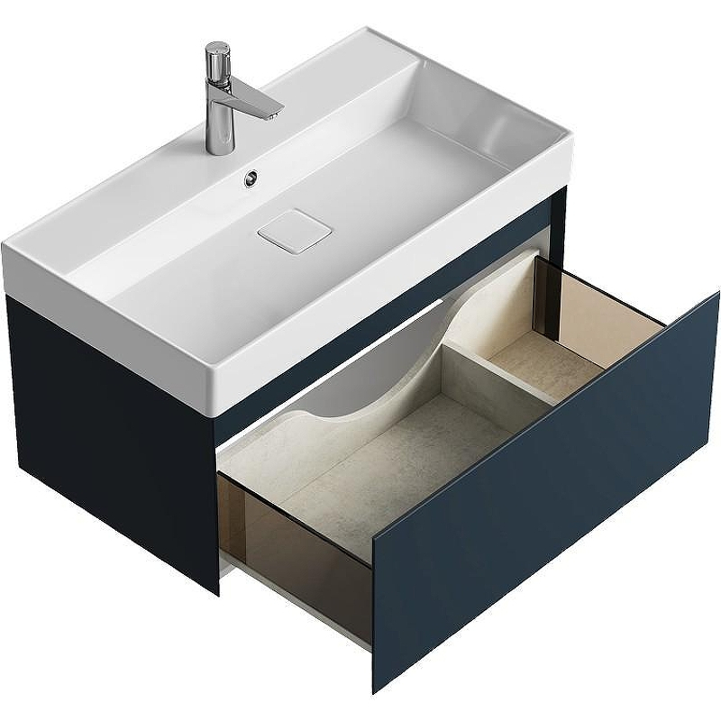 Тумба под раковину Aqwella Geometria 80 GE01081GRM подвесная Серая матовая, купить, цена, заказать, магазин, доставка, скидка, промокод, купить, цена, заказать, магазин, доставка, скидка, промокод