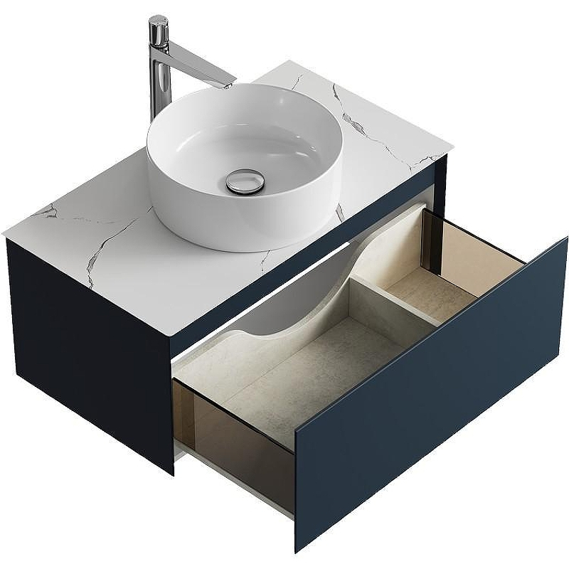 Тумба под раковину Aqwella Geometria 80 GE01081GRM подвесная Серая матовая, купить, цена, заказать, магазин, доставка, скидка, промокод, купить, цена, заказать, магазин, доставка, скидка, промокод