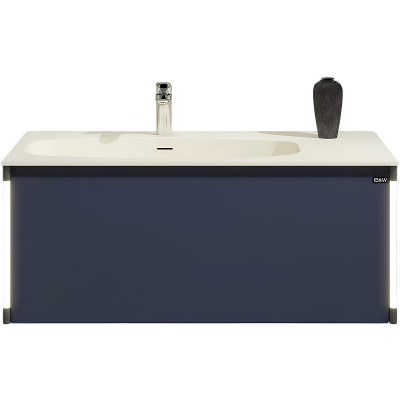 Тумба с раковиной Black&White Universe U945.1000 100 9451000 подвесная Dark Blue
