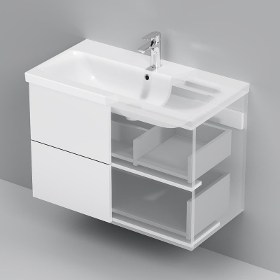 Тумба под раковину AM.PM Gem 80 M90FHX0802WG подвесная цвет Белый