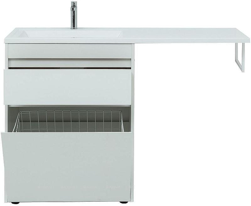 Тумба под раковину Aquanet Токио 130 239291 Белая, купить, цена, заказать, магазин, доставка, скидка, промокод, купить, цена, заказать, магазин, доставка, скидка, промокод