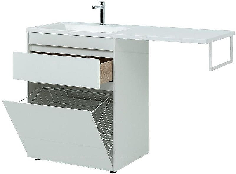 Тумба под раковину Aquanet Токио 130 239291 Белая, купить, цена, заказать, магазин, доставка, скидка, промокод, купить, цена, заказать, магазин, доставка, скидка, промокод