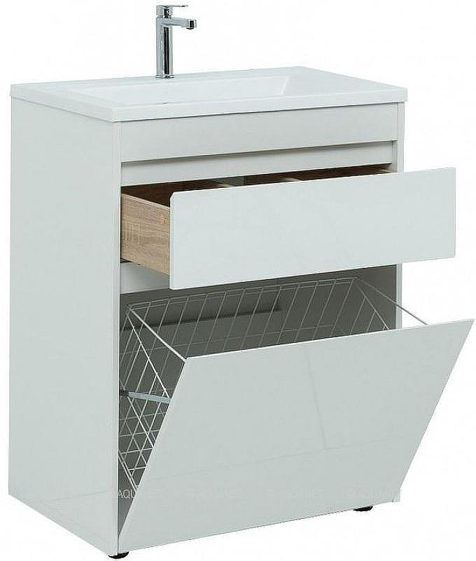 Тумба под раковину Aquanet Токио 130 239291 Белая, купить, цена, заказать, магазин, доставка, скидка, промокод, купить, цена, заказать, магазин, доставка, скидка, промокод