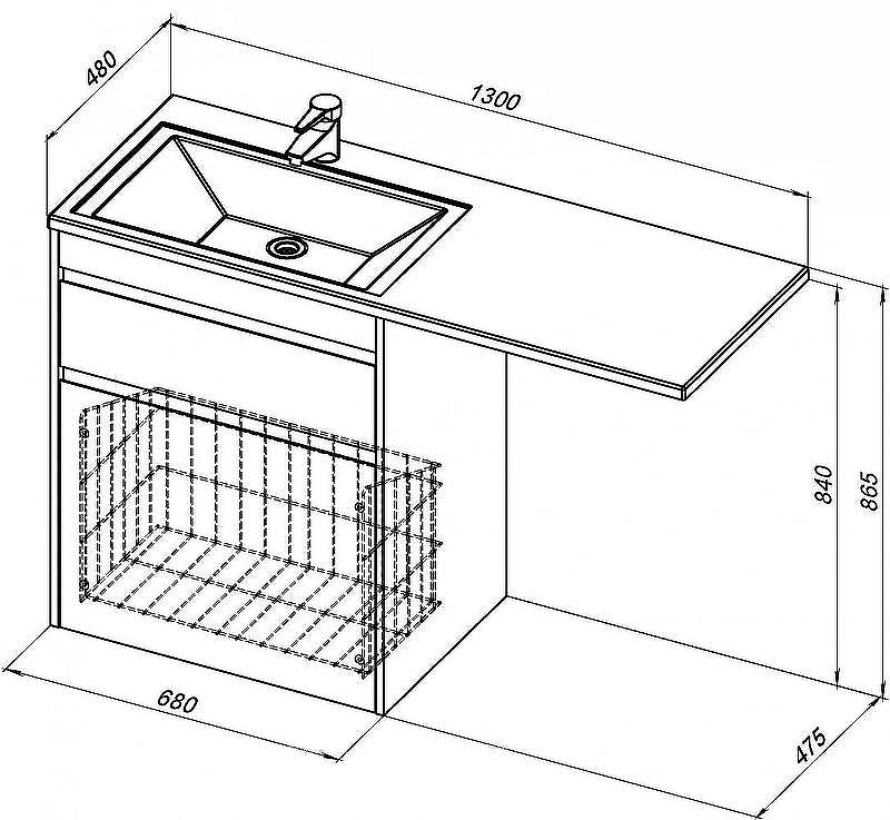 Тумба под раковину Aquanet Токио 130 239291 Белая, купить, цена, заказать, магазин, доставка, скидка, промокод, купить, цена, заказать, магазин, доставка, скидка, промокод