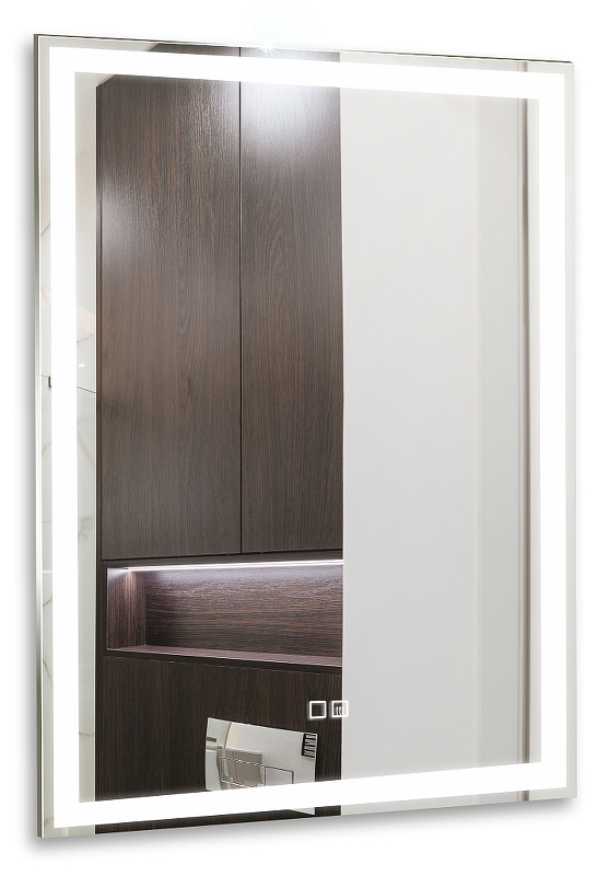 Зеркало AQUAme AQM9105 60 с подсветкой с сенсорным выключателем с подогревом и диммером, купить, цена, заказать, магазин, доставка, скидка, промокод, купить, цена, заказать, магазин, доставка, скидка, промокод