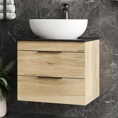 Тумба под раковину Onika Легран 60 106162 подвесная цвет Дуб галифакс