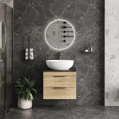 Тумба под раковину Onika Легран 60 106162 подвесная цвет Дуб галифакс