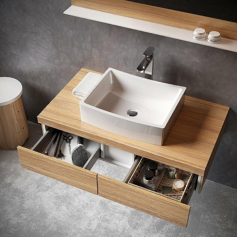 Тумба под раковину Ravak SD Formy 100 X000001033 подвесная Дуб, купить, цена, заказать, магазин, доставка, скидка, промокод, купить, цена, заказать, магазин, доставка, скидка, промокод