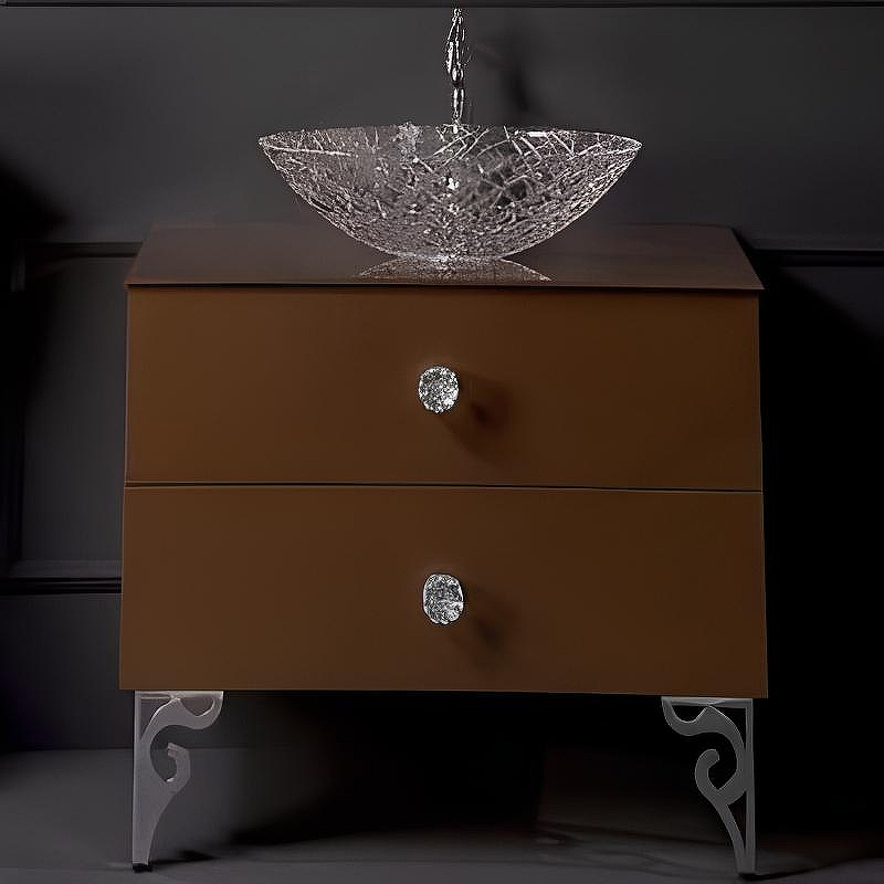 Тумба под раковину Boheme Armadi Art NeoArt 80 831-080-DB подвесная Dark Brown, купить, цена, заказать, магазин, доставка, скидка, промокод, купить, цена, заказать, магазин, доставка, скидка, промокод