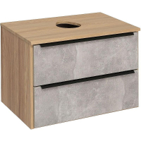 Тумба под раковину Runo Мальта 70 00-00001098 Серая Дуб, купить, цена, заказать, магазин, доставка, скидка, промокод, купить, цена, заказать, магазин, доставка, скидка, промокод