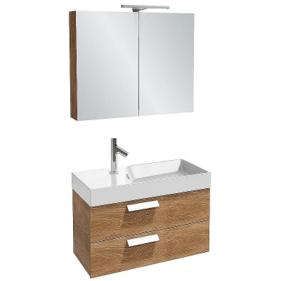 Тумба под раковину Jacob Delafon Rythmik 80 EB1303-E70 подвесная Арлингтонский дуб