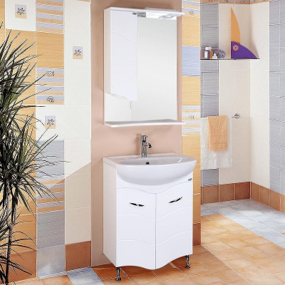 Тумба под раковину Onika Лайн 60 Белая