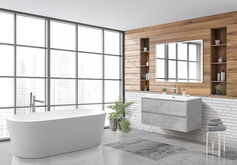 Тумба под раковину BelBagno 105 ALBANO-CER-1050-2C-SO-CVG подвесная Cemento Verona Grigio, купить, цена, заказать, магазин, доставка, скидка, промокод, купить, цена, заказать, магазин, доставка, скидка, промокод