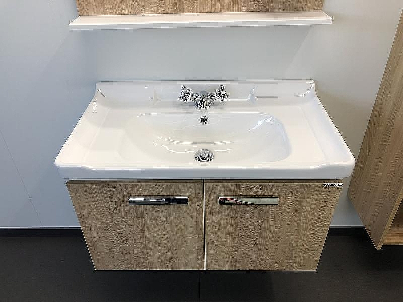 Тумба с раковиной Comforty Рига 80 00004139026 подвесная Дуб сонома, купить, цена, заказать, магазин, доставка, скидка, промокод, купить, цена, заказать, магазин, доставка, скидка, промокод