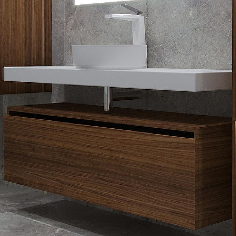 Тумба Boheme Armadi Art Vallessi UNO-S 100 897-100-D подвесная Dark oak, купить, цена, заказать, магазин, доставка, скидка, промокод, купить, цена, заказать, магазин, доставка, скидка, промокод