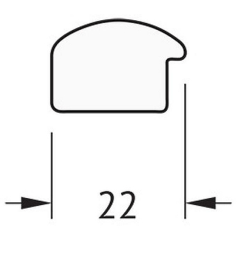 Зеркало Evoform Definite 148х68 BY 0756 в багетной раме - Вишня 22