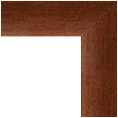 Зеркало Evoform Definite 136х76 BY 1104 в багетной раме - Орех 65