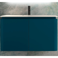 Тумба под раковину Cezares Stylus 94 55228 подвесная Blu Petrolio, купить, цена, заказать, магазин, доставка, скидка, промокод, купить, цена, заказать, магазин, доставка, скидка, промокод