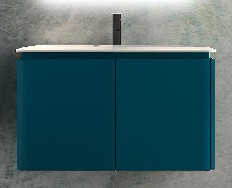 Тумба под раковину Cezares Stylus 94 55228 подвесная Blu Petrolio, купить, цена, заказать, магазин, доставка, скидка, промокод, купить, цена, заказать, магазин, доставка, скидка, промокод