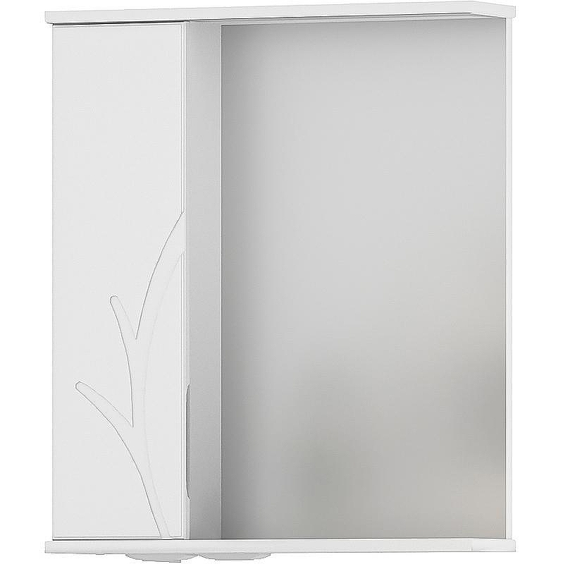 Зеркало со шкафом Volna Adel 60 L zsADEL60.L-01 с подсветкой Белое, купить, цена, заказать, магазин, доставка, скидка, промокод, купить, цена, заказать, магазин, доставка, скидка, промокод