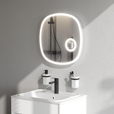 Зеркало AM.PM Func 55 M8FMOX0553SA с подсветкой с увеличением с ИК-сенсорным выключателем