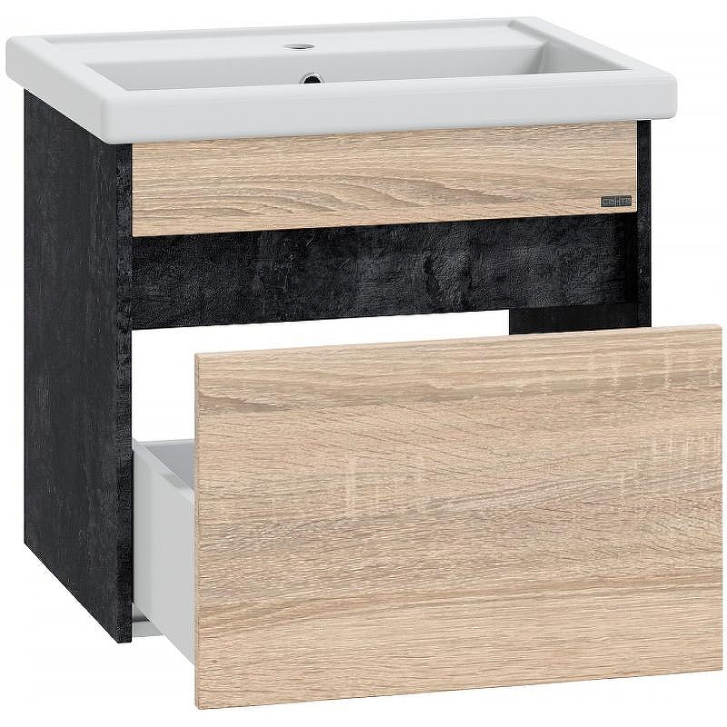 Тумба под раковину СанТа Мира 60 700354 подвесная Янтарное дерево, купить, цена, заказать, магазин, доставка, скидка, промокод, купить, цена, заказать, магазин, доставка, скидка, промокод